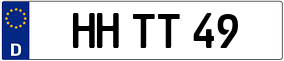 Truck License Plate